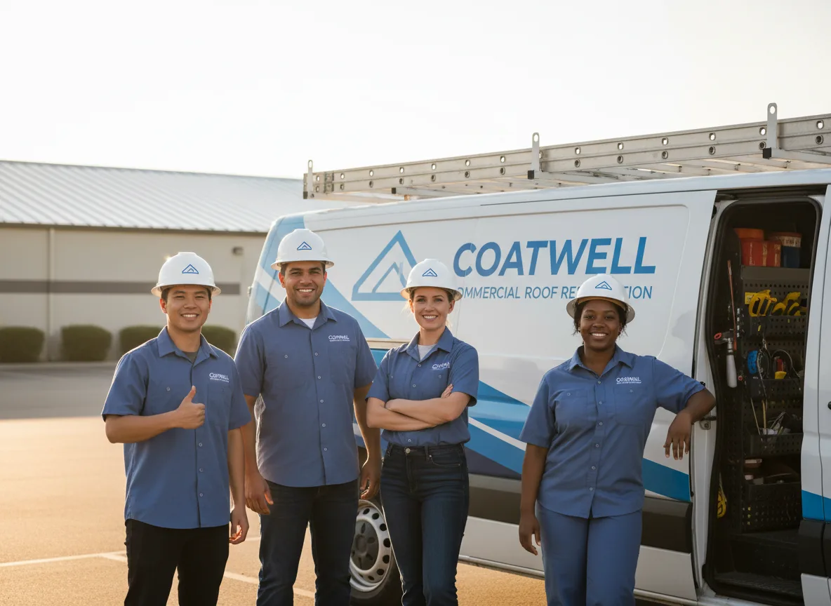 Commercial roof coating company in Hudson, KS